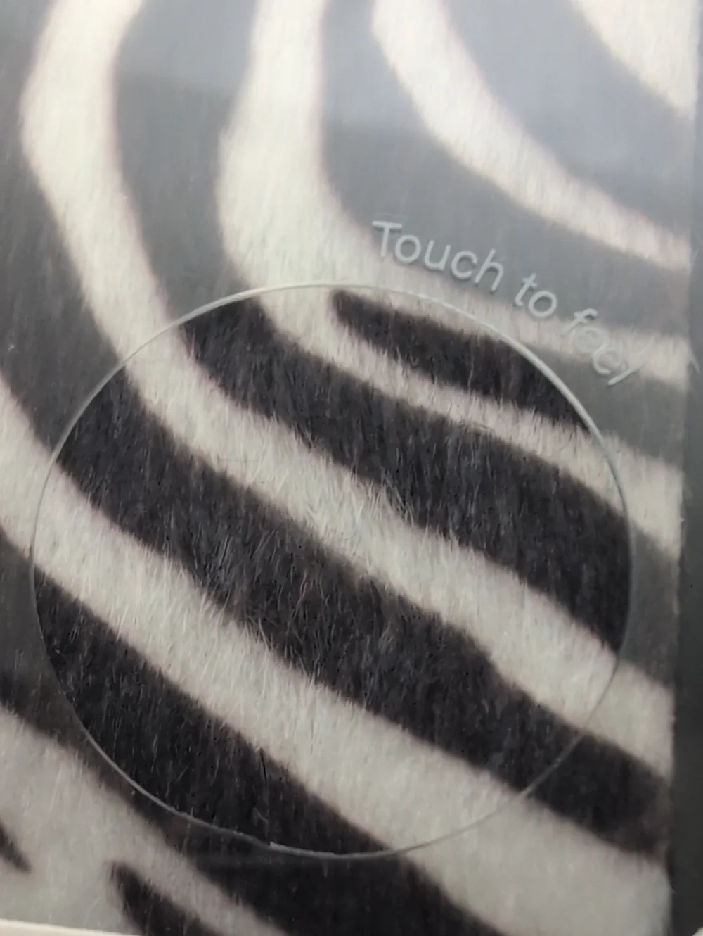MVMT Fuzzy Zebra Print iPhone 15 Pro Max Phone Case